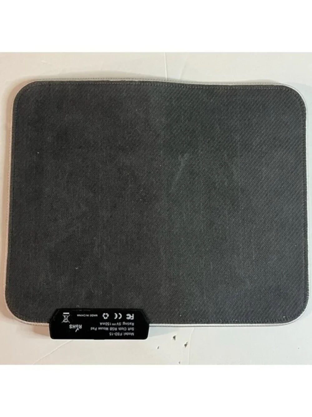 FSD-15 RGB Soft Cloth Mouse Pad with LED Lighting